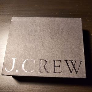 J Crew Dark Grey Jewelry Box